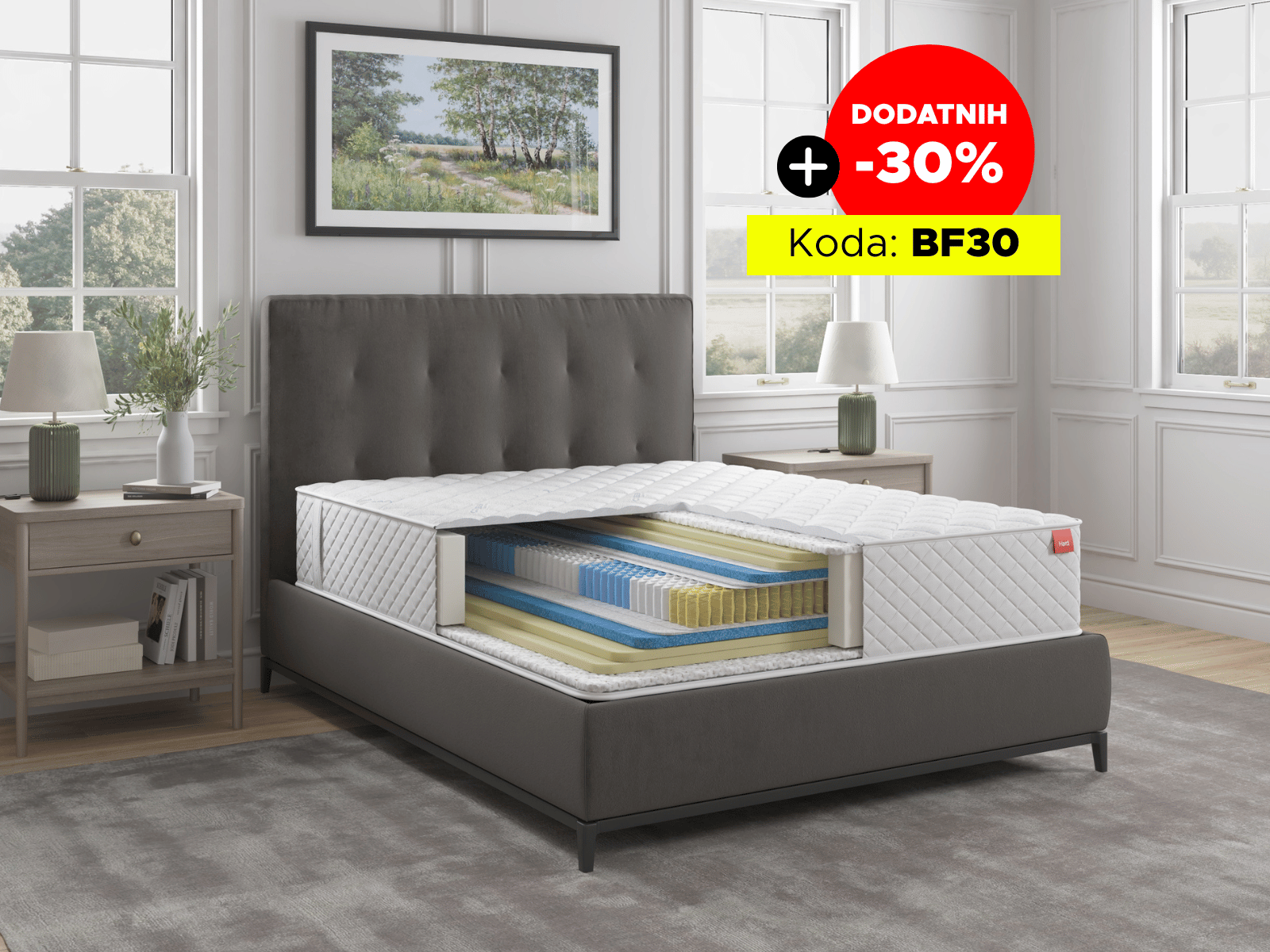 Swiss+Bed Monte Rosa • 31 cm